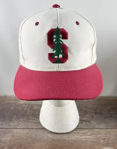Stanford Cardinal Snapback Baseball Hat Dorfman Pacific White Red Tree - Picture 1 of 8