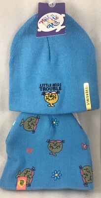 LITTLE MISS TROUBLE Mr, Men ~ Reversible Knit Beanie Winter Hat ~ New W/ Tag - Image 1 of 4