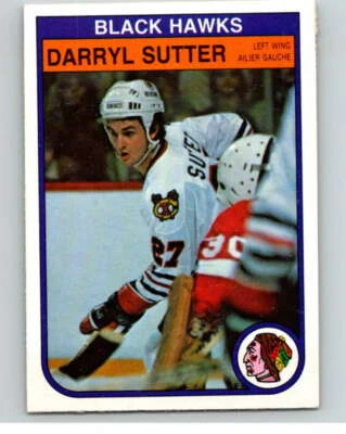 1982-83 O-Pee-Chee #76 Darryl Sutter  RC Rookie Chicago Blackhawks V57629 - Image 1 of 2