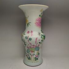 Late Qing Dynasty pastel flower goblet