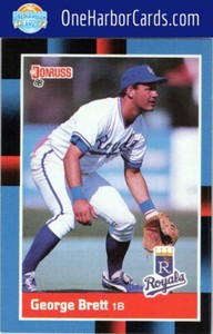 1988 Donruss Kansas City Royals Baseball Card #102 George Brett