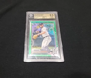 BGS 9.5 - 2021 Bowman - Spencer Torkelson /99, Prospects Green Refractor Tigers - Picture 1 of 9