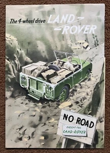 Land Rover series 1 2 Dealer Brochure original 2 T Cuneo Brochure Art 107 Early - Picture 1 of 4