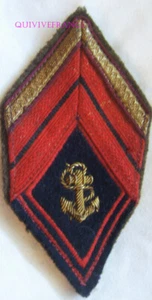 IN31032 - PATCH LOSANGE DE BRAS INFANTERIE COLONIALE - CAPORAL CHEF - Picture 1 of 2