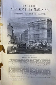 1865 Making Harper's Magazine illustrated - Picture 1 of 10