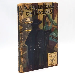 Poesia Mexicana Contemporanea: 35 Poetas Tomo I 1939 Mexico Poetry - Imagen 1 de 7