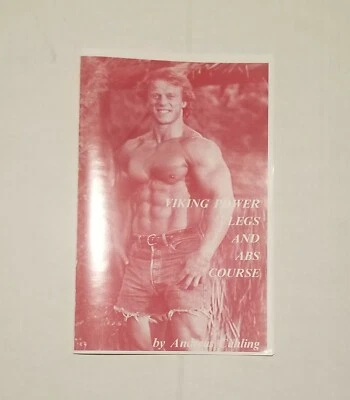  ANDREAS CAHLING Viking Power Legs And Abs Bodybuilding Course 18 pages REPRINT  - Image 1 of 3