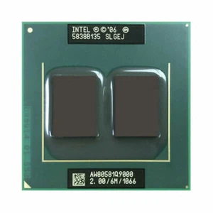 Intel Core 2 Quad Q9000 2.0GHz SLGEJ 6M 1066MHz Socket P Laptop CPU Processor - Picture 1 of 4
