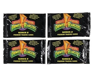 1994 MIGHTY MORPHIN POWER RANGERS 4 Sealed Packs Trading Cards SERIES 2 Vintage - Picture 1 of 1