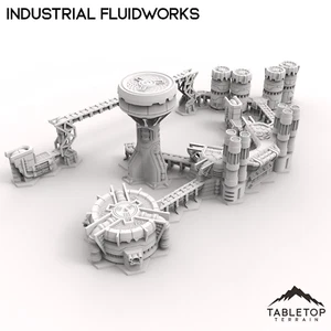 HEXTECH Industrial Fluidworks - 6mm - Small Scale Mech Wargames 6mm 8mm - Picture 1 of 6
