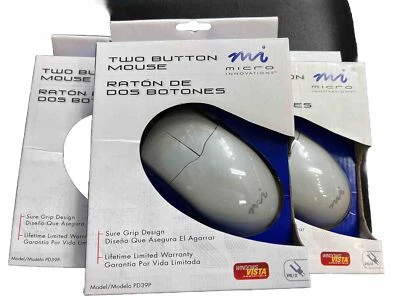 Micro Innovations Two Button Mouse Contour Hand With PS/2 Connection PD39P - Image 1 of 3
