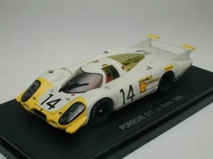 EBBRO 43750 1/43 Porsche 917 Long Tail Le Mans 1969 #14 White / Yellow Model Car - Picture 1 of 6