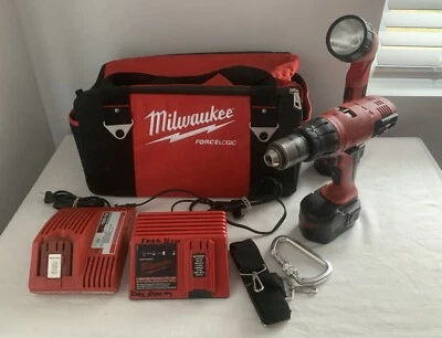 Milwaukee 0617-20 14.4V 1/2 (13mm) Cordless Driver&Power Plus Light 2batt,2chrg - Image 1 of 4