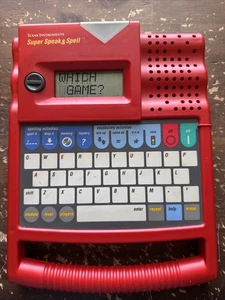 Vintage Texas Instruments Super Speak & Spell elektronisches Lernspielzeug Spiel - Bild 1 von 4