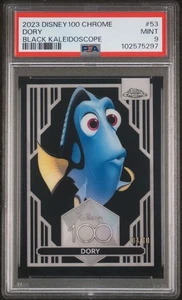 Dory 2023 Topps Chrome Disney 100 Black Kaleidoscope /10 PSA 9 #53 - Picture 1 of 2