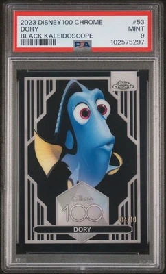 Dory 2023 Topps Chrome Disney 100 Black Kaleidoscope /10 PSA 9 #53 - Image 1 of 2