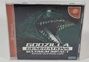Godzilla Generations Maximum Impact (JP Sega Dreamcast, 1999) - CIB! Japanese - Picture 1 of 4