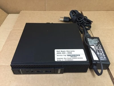 Micro PC Dell Optiplex 3020M i5-4590T 2,0 GHz 8 GB de RAM con adaptador de CA, sin SSD/WIFI Foto 1 de 4