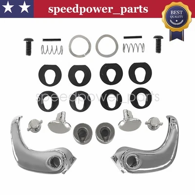 Locking Vent Window Handle Chrome Pair Set for Chevy GMC Blazer Jimmy Suburban Foto 1 de 4