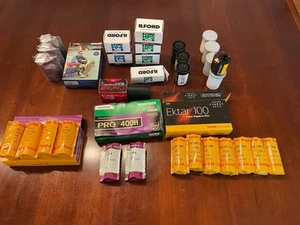 Kodak Portra Ektar Ilford Cinestill Fujifilm, 35mm and 120, Bulk Lot, 31 Rolls!! - Picture 1 of 9