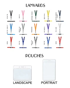 Ausweis Schlüsselband Umhalsband Clip Klar Abzeichen Pass Kartenhalter Etikett Tasche Geldbörse Etui - Bild 1 von 1