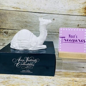 1984 Avon Nativity Collectibles THE CAMEL White Porcelain 4.5" Figurine In Box - Picture 1 of 10