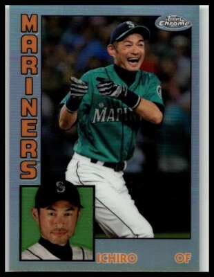 2019 Topps Chrome #84TC-14 Ichiro Seattle Mariners - Image 1 of 2