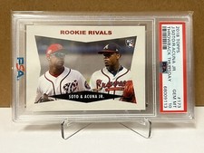 2018 Topps Throwback Thursday Rookie Rivals 173 Juan Soto Ronald Acuna RC PSA 10