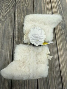 Stepping Stones Baby Kunstfell Lauflernschuhe Größe 3 weiß - Bild 1 von 7