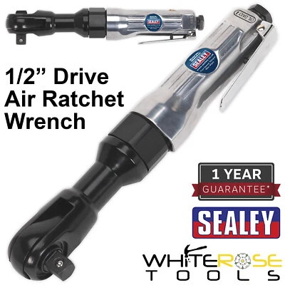 Sealey Air Ratchet Wrench 1/2" Drive Reverse Compressor Tool 265mm Long - Image 1 of 4