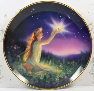 Lovely Franklin Mint Fine Porcelain collectors Plate ~ Crystal Power - Foto 1 di 2