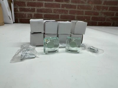 Lot of 10 Ornate Crystal & Metal Draw Pulls Foto 1 de 4