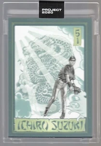 2020 Project Topps Art Online Exclusive #272 Ichiro RC Mister Cartoon /3843 QTY - Picture 1 of 6