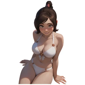 TY LEE AVATAR Sexy Waifu Weatherproof Anime Sticker 6" Car Decal - Picture 1 of 9