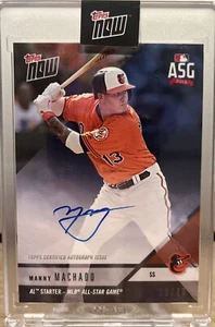 2018 Topps Now MANNY MACHADO All-Star Game AL Auto /49 - Picture 1 of 2