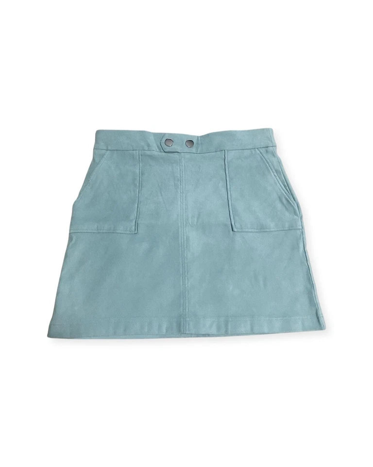 Inc Womens Green Faux Suede Mid-rise Night out Mini Skirt L BHFO 0283