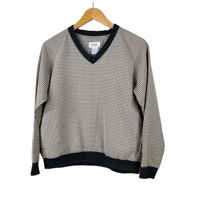 Винтажный пуловер Talbots клетчатая куртка ветровка размер маленький миниатюрный опрятный мужская одежда - Изображение 1 из 4