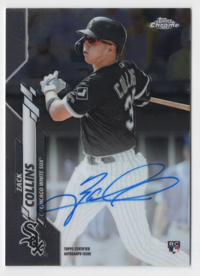 2020 Topps Chrome Rookie Autographs Zack Collins Auto Chicago White Sox #RA-ZC - Image 1 of 2