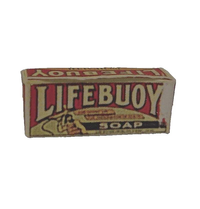 DOLLS HOUSE 1/12th LIFEBUOY SOAP PACKET OLD STYLE - Image 1 of 1