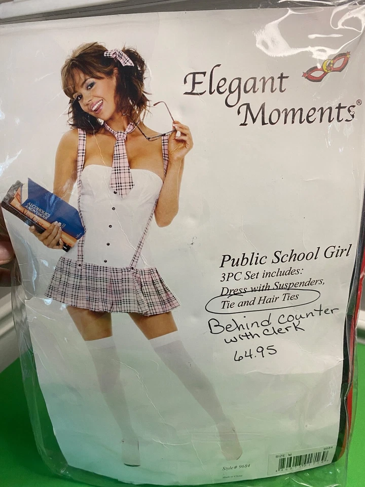 Elegant Moments Public School Girl Costume Outfit Style 9684 Size M | BRAND NEW - Image 1 of 2