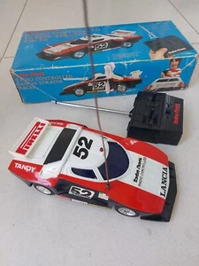 TANDY LANCIA STRATOS HF RACER #52 TIPO 829 RADIO SHACK TANDY  R/C MODEL CAR Runs - Picture 1 of 10