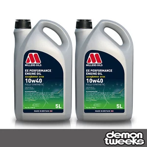 2 x Millers Oils EE Performance 10W40 Fully Synthetic Engine Oil - 5 Litre - Picture 1 of 1