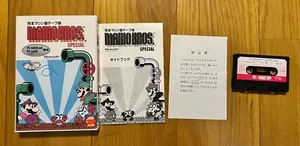 Mario Bros. Especial PC-6001 mkII Nintendo Hudson Suave Juego De Colección Raro A - Imagen 1 de 3