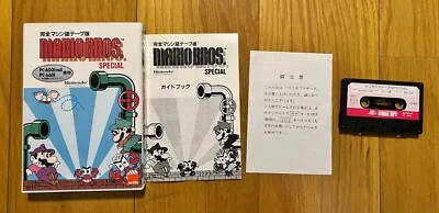 Mario Bros. Special PC-6001 mkII Nintendo Hudson Soft Vintage Game Rare A - Image 1 of 3