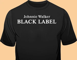 Black Tee, Bar Staff, Club Promo, Scotch, Whiskey, Liquor, Johnnie Walker Black - Picture 1 of 2