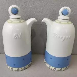 Wedgwood CAPRI Öl und Essig CRUETS Porzellan Porzellan selten - Bild 1 von 15