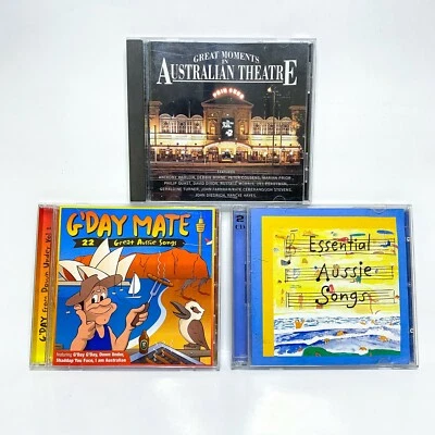 Lot of 3 Australian Music CD Bundle 90s 00s Classics Country Rock National Oz - Image 1 of 4