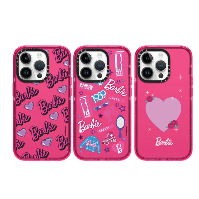 Coque iPhone 15 Plus officielle Mattel Barbie Stickers - Barbie