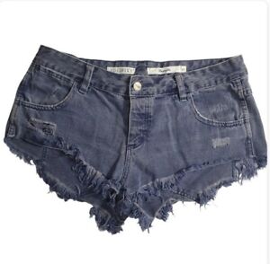 10 wrangler Denim shorts Blue Lo Cheeky Frayed Cutoffs sexy summer hot pants