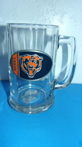 2008 NFL Chicago Bears Beer Glass / Mug,  12 fl oz - made in the United States Cover